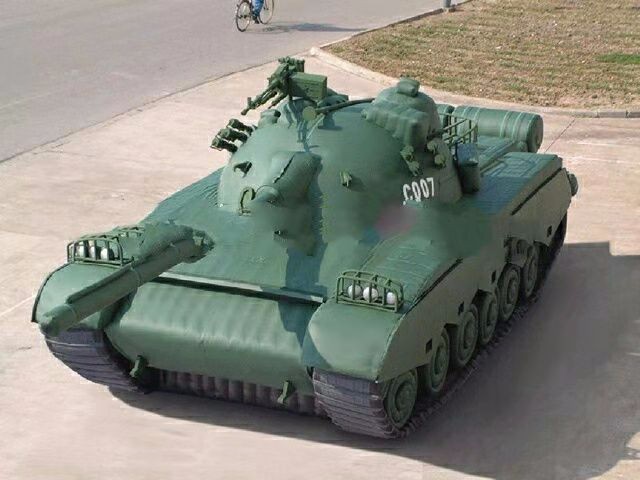 建瓯军用充气坦克车